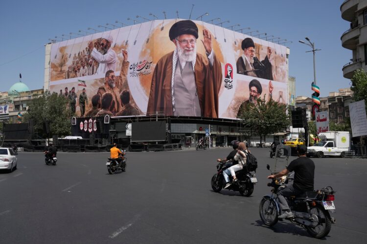 Calls for revenge as senior Iranian officials appear in public for supreme leader's funeral